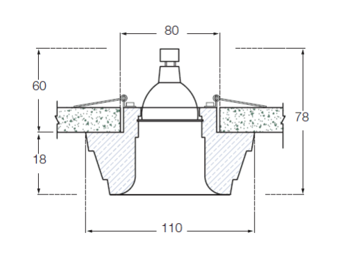 Гипсовый светильник SvDecor SV 7013 белый 110*110 мм