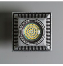 Гипсовый светильник SvDecor SV 7180 ASL серебро 113*113 мм
