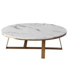 Журнальный столик ArtHomeDecor Gatsby ID 180-1000x380 GL/WtM