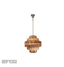 Подвесная люстра iLamp Destiny MD0267-7B CHROME+BROWN