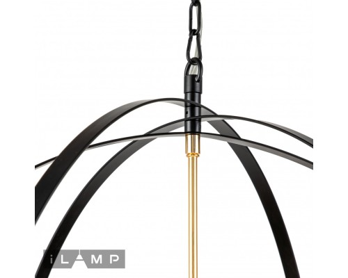 Подвесная люстра iLamp Element 9977-800 GOLD&BLACK