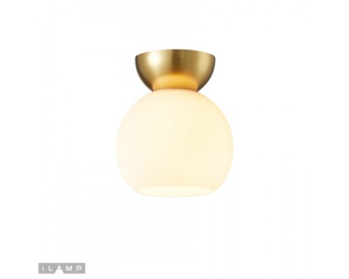 Светильник потолочный iLamp Mono C6079-1 GD+WH