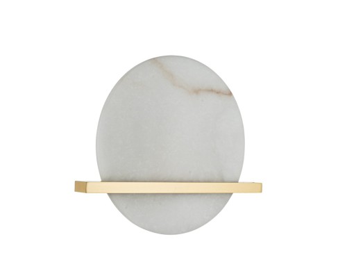 Настенный светильник Belfast Ravenhill 3219 BR MB Латунь / Камень