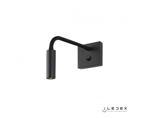 Настенный светильник iLedex Telescope 6411 BK 3W 4000K Матовый черный