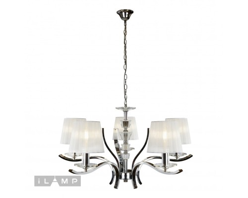 Подвесная люстра iLamp Omega RM5231/5 Хром