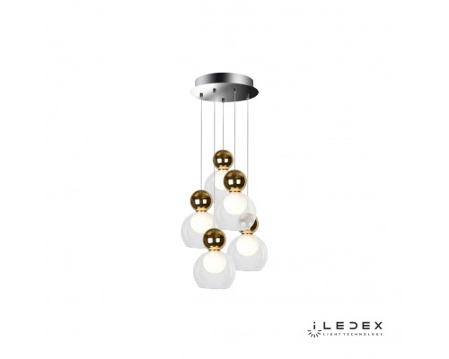 Подвесной светильник iLedex Blossom C4476-5R Золотой
