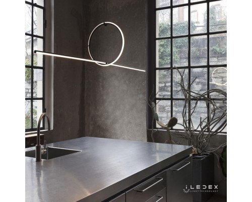 Подвесной светильник iLedex ZOOM 10339P/A2-35W-3000K BLACK&WHITE