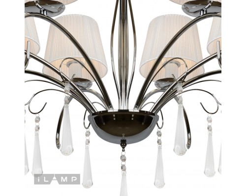Подвесная люстра iLamp Perfection RM7006/8 Хром