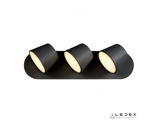 Настенный светильник iLedex Flexin W1118-3AS 3000K Черный