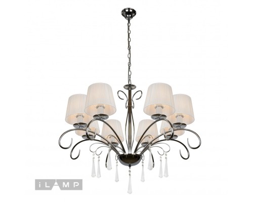 Подвесная люстра iLamp Perfection RM7006/8 Хром