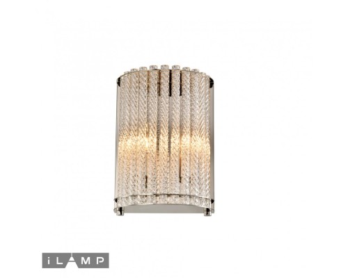 Настенный светильник iLamp MANHATTAN W2554-2 NICKEL