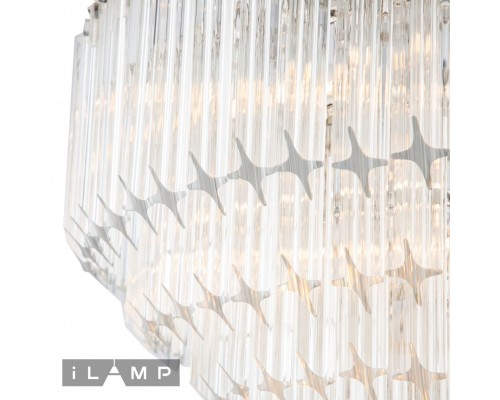 Подвесная люстра iLamp Manhattan 051D-6 Nickel