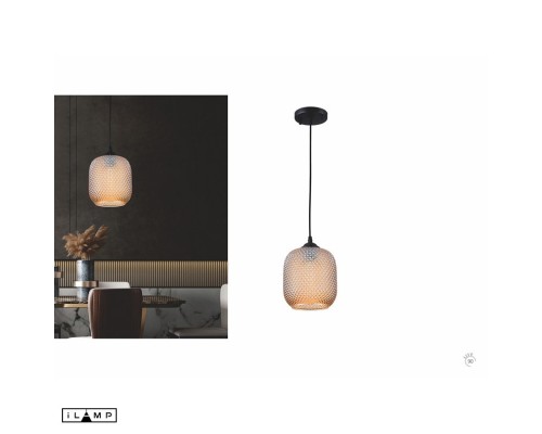 Подвесной светильник iLamp RICH 8105P BLACK&AMBER