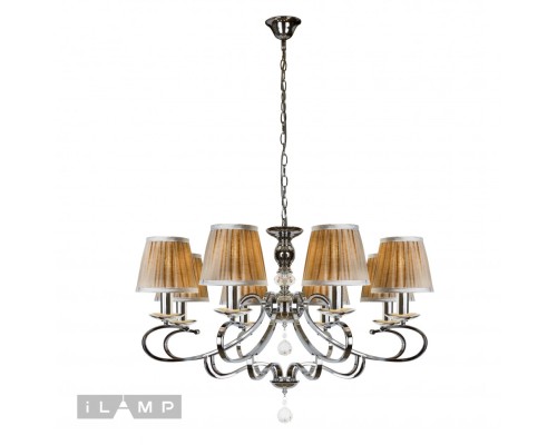 Подвесная люстра iLamp Holiday RM6116/8 Хром