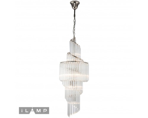 Подвесная люстра iLamp Manhattan 051D-11 Nickel