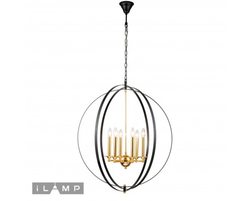 Подвесная люстра iLamp Element 9977-800 GOLD&BLACK