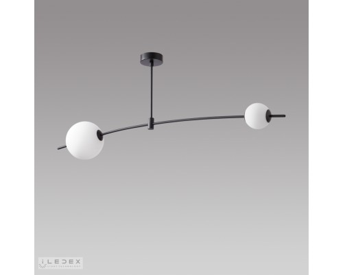 Светильник потолочный iLedex Epical 6827-2 BK+WH