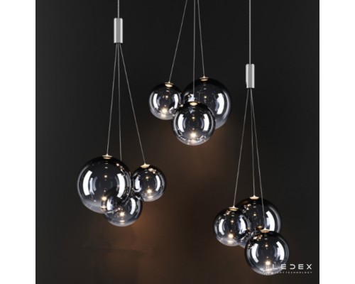 Подвесной светильник iLedex SELFIE 19152P/3-6W-3000K SILVER