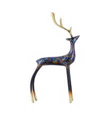 Статуэтка настольная ArtHomeDecor DEER 7317 S GILT BLUE