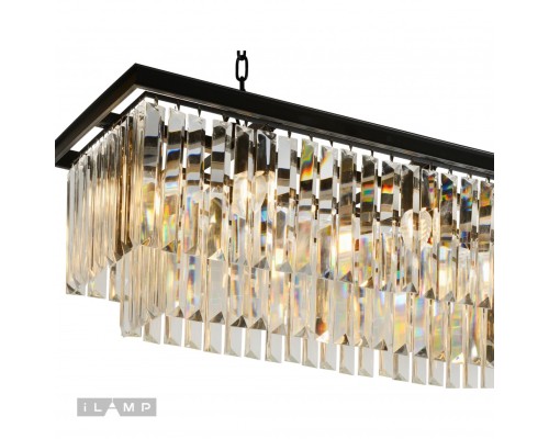 Подвесная люстра iLamp Triumph 6118-1000 Черная
