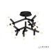 Потолочная люстра iLedex Savage FS-017-X25 3000K Черный