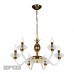 Подвесная люстра iLamp Flo YT2049-8 Золото+прозрачная