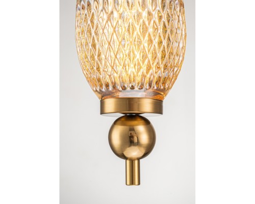 Светильник подвесной Belfast Herbison A1953 / A / A3 CA GL Золотой / Стекло / Янтарный