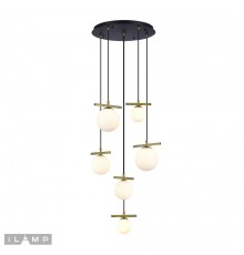 Светильник подвесной iLamp Golden 2134-6D BR+MBK