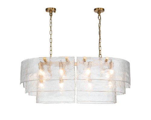 Люстра подвесная Belfast Erskine 22352 / 1000 / 12 GL CL Золотой / Стекло