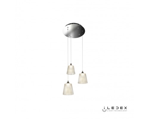 Подвесной светильник iLedex Flora WD8007-3 Хром