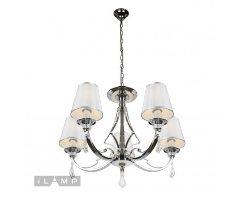 Подвесная люстра iLamp Amadea RM5220/5 Хром