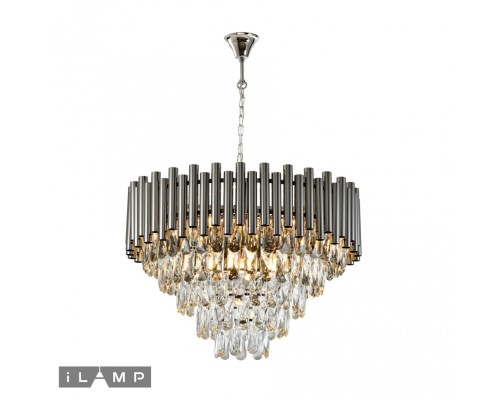 Подвесной светильник iLamp SAVAGE P9510-8 NICKEL