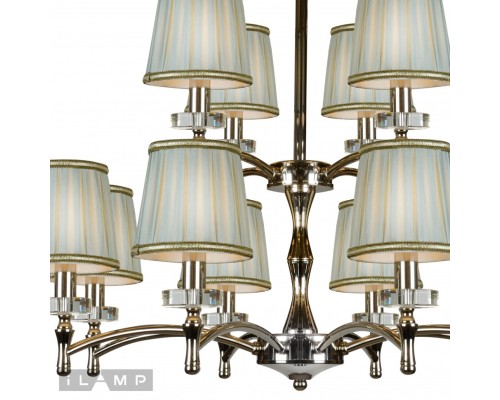 Подвесная люстра iLamp Olivia 82336/8+4 Хром