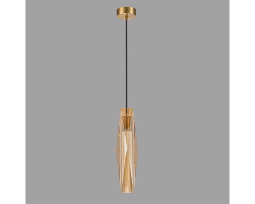 Подвесной светильник Belfast Howard D3312-1 GL CA Янтарный