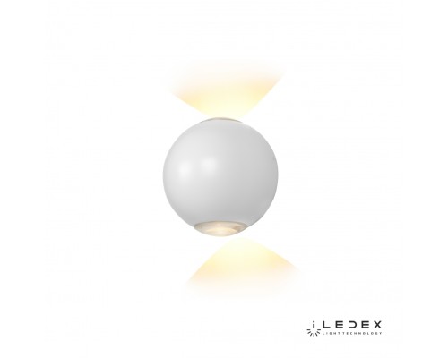 Настенный светильник iLedex Rainbow ZD8168-6W 3000K matt white