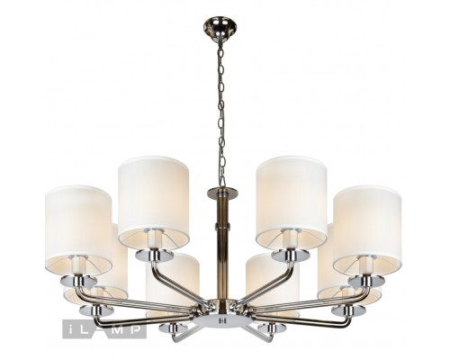 Подвесная люстра iLamp Joy RM003/8 Хром