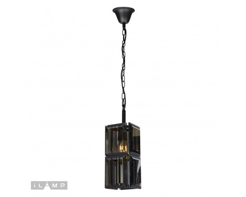 Подвесная люстра iLamp Panorama 10490-1P Черная