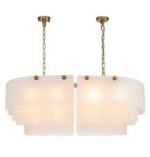 Люстра подвесная Belfast Erskine 22352 / 1000 / 12 GL MT Золотой / Матовое Стекло