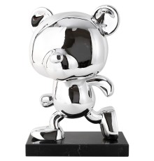 Статуэтка настольная  ArtHomeDecor BUSY BEAR 6710 M SILVER