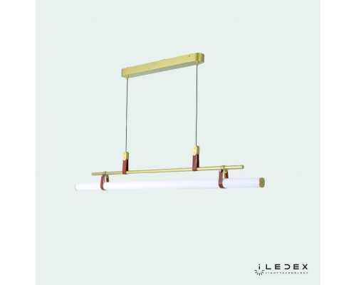 Подвесной светильник iLedex ZOOM 9498P-46W-3000K GOLD&BROWN&WHITE