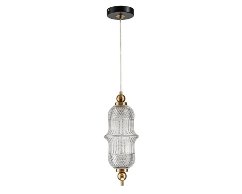 Светильник подвесной Belfast Herbison A1953 / B CL GL Золотой / Стекло / Прозрачный