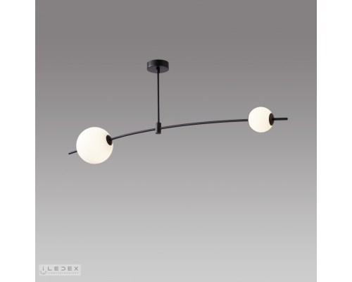 Светильник потолочный iLedex Epical 6827-2 BK+WH