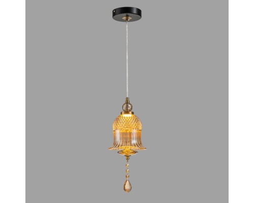 Светильник подвесной Belfast Herbison A1954 / A3 CA GL Золотой / Стекло / Янтарный