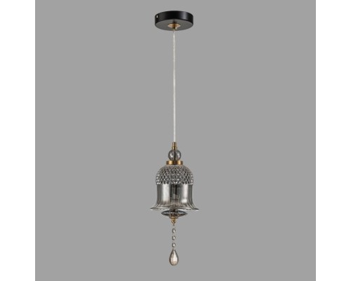 Светильник подвесной Belfast Herbison A1954 / A3 GR GL Золотой / Стекло / Серый