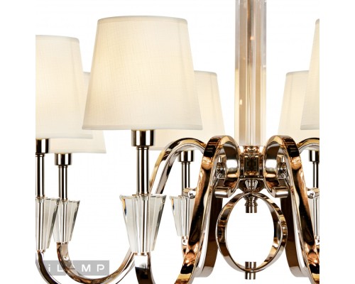 Подвесная люстра iLamp Alesti P2424-8 Nickel