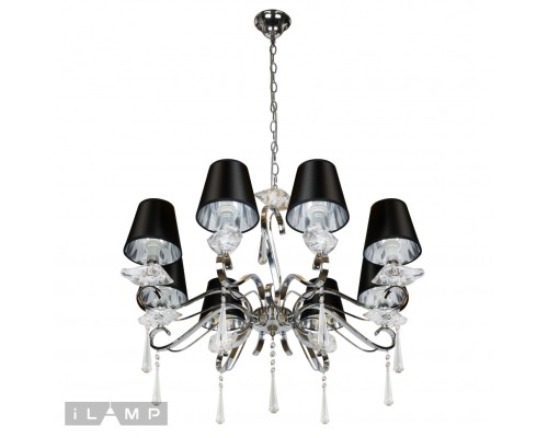 Подвесная люстра iLamp Stella RM1684/8 Хром