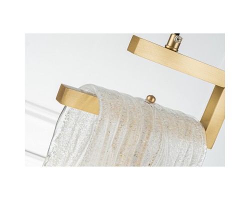 Подвесной светильник Belfast Colvil 3253 BR CL Латунь / Стекло