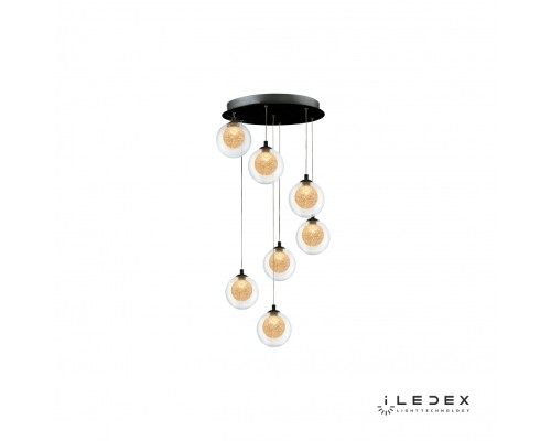 Подвесная люстра iLedex Oblivion C4457-7R Хром