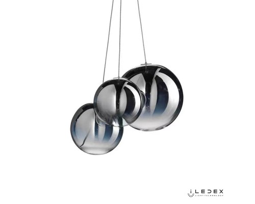 Подвесной светильник iLedex SELFIE 19152P/3-6W-3000K SILVER
