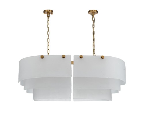 Люстра подвесная Belfast Erskine 22352 / 1000 / 12 GL MT Золотой / Матовое Стекло